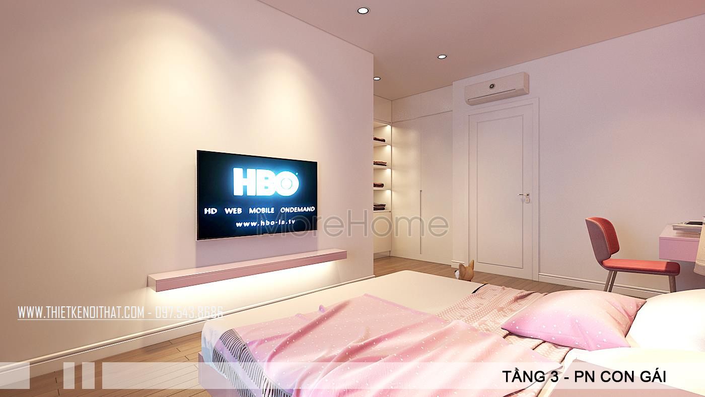 Thiết kế nội thất biệt thự hiện đại tại VinHome Thăng Long